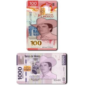Funny - Rey Del Corrido - Credit Card Skin Cover Vinyl Stickers (2 Pack) - Mexican