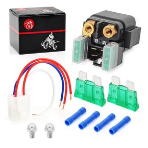 Starter Solenoid Relay M-B & Plug for Yamaha Road Stars XV1700 2008-2014 Snow Mobile RS90 RX10 RXW10 2006-2010