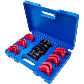 Universal Motorcycle Bike Fork Seal Driver Tool Kit 14PCS Fork Seal Installer Driver Removal Tool Set | Fit for 35/36 40/41 42/43 45/46 47/48 49/50mm (35-50mm) Upside Down Front Forks