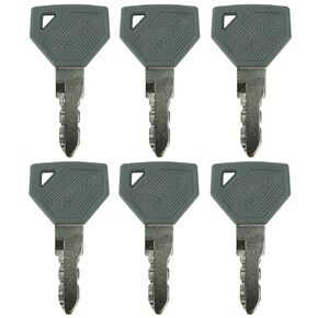 6 PCS 52160 Ignition Keys for Yan-mar JD Tractor Ignition Starter Switch 194155-52160 AM879480