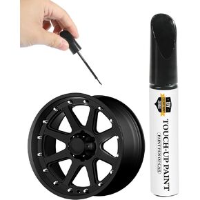 Car Paint,Car Touch Up Paint,Car Paint Scratch Repair,Touch Up Paint for Cars,Car Scratch Repair,Car Accessories Rim Paint,Wheel Scratch Repair Kit,Automotive Paint for Car Wheel Repair (Black)