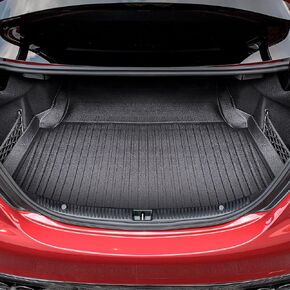 Premium Cargo Liner for Mercedes-Benz C Class Sedan 2008-2014 - Custom Fit Car Trunk Mat - All-Season Black Cargo Mat - 3D Shaped Laser Measured Trunk Liners for Mercedes-Benz C Class.