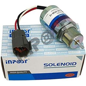 Fuel Shut Off Solenoid SA-3725-12 For Mitsubishi Sdmo Volvo Toro Mahindra Max 28 L2E L3E S3L S4L EC15 223D Tractor Engine 12V 30A87-20402 Shut Down Stop Solenoid 30A87-20404 30A87-10044