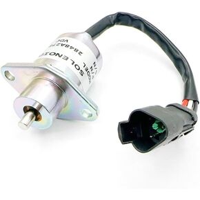 12V Fuel Shutoff Solenoid For CAT 246 Skid Steer 172-7209 173-1338 2848A278 1457906