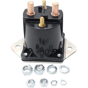 NC 12V Gas Golf Cart Solenoid for Club Car 1984 - Newer DS Precedent Replaces Part Number 1013609