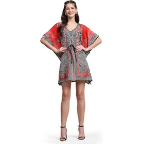 Kaftan New Years Dresses for Women Plus Size Midi Beach Cover up Caftans for Women Free Size