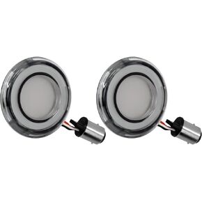 Turn Signal LED Light Fit For Harley 1157 Bullet Smoked Lights Touring Street Glide Road Glide FLHT Sportster XL Front Rear