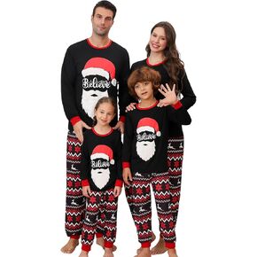 Family Christmas Pajamas Matching Sets Xmas Pajamas for Women/Men/Couples, 2 Piece Christmas Pjs Matching Set