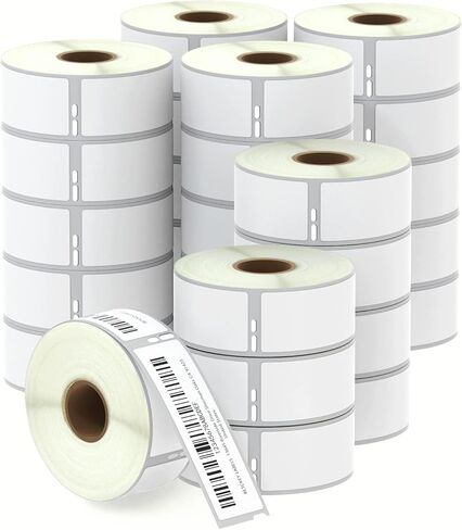 BETCKEY - Compatible DYMO 30252 (1-1/8" x 3-1/2") Address & Barcode Labels - Compatible with DYMO Labelwriter 450, 4XL, NOT Fit 550 & 5XL [28 Rolls/9800 Labels] in Kuwait