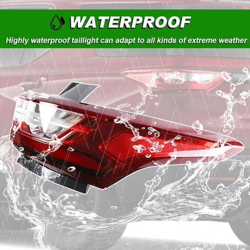 Led Tail Lights Assembly Compatible with Chevy Traverse 2018 2019 2020 2021 Right Passenger Side Tailights Rear Lamp with Bulb Replacement 84618032 GM2805130 in Kuwait