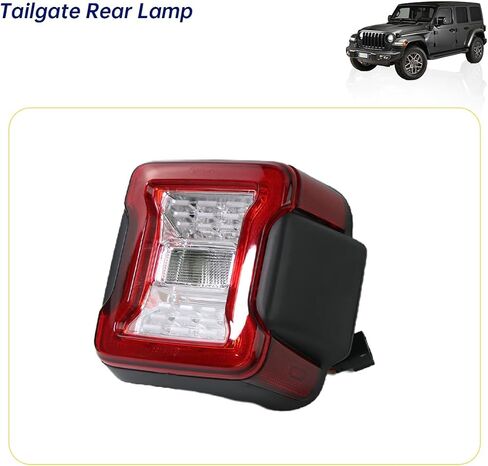 LED Tail Lights Fit for 2018-2023 Jeep Wrangler JL,Rear Lights Assembly With Running Light, Brake Turn Signal Lamp and Reverse Lamp Functions(passenger Right side) in Saudi Arabia