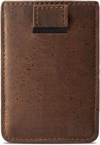 Vegan Front Pocket Wallet Men Minimalist Slim Cards Eco Durable Cork in Saudi Arabia