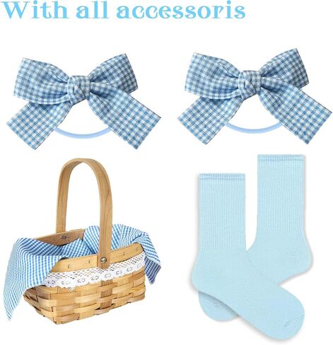 CICOCI Adult Blue Plaid Dress Halloween Costume For Women Outfits in Kuwait
