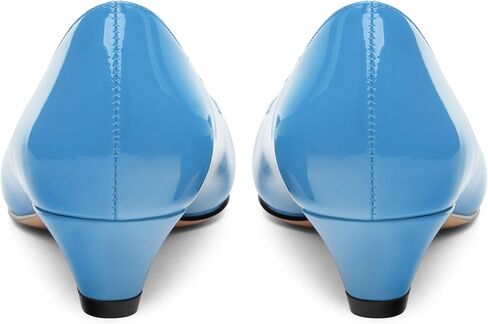 Womens Pumps, Small Square Toe Kitten Heel Pumps for Women, Dress Pumps with Flower Buckle in Kuwait