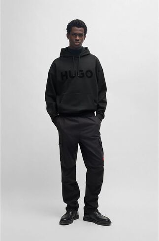 HUGO Men's Tonal Logo Hooded Sweatshirt in Saudi Arabia