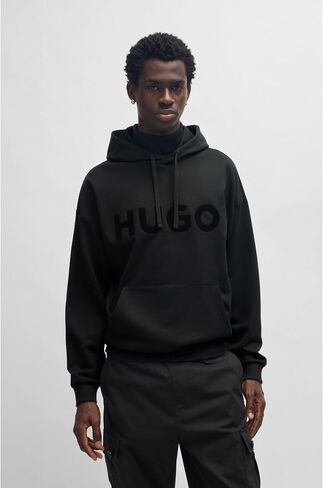 HUGO Men's Tonal Logo Hooded Sweatshirt in Saudi Arabia