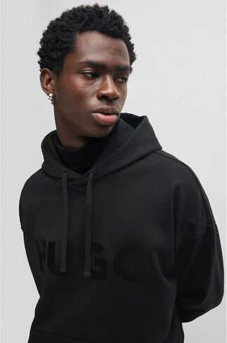 HUGO Men's Tonal Logo Hooded Sweatshirt in Saudi Arabia