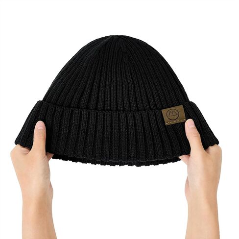 Zando 2024 Satin Lined Beanie for Women Men Warm Winter Hats for Women Knit Satin Beanie Slouchy Skull Caps Silky Lining Hat in Kuwait