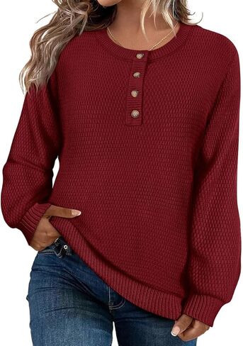 CARCOS Plus Size Sweaters for Women Long Sleeve Knitted Pullover Sweaters Crewneck Jumper Tops Lightweight Casual XL-5XL in Saudi Arabia