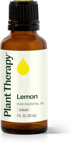 زيت الليمون العطري للعلاج النباتي 30 مل (1 أونصة) نقي 100%، غير مخفف، علاج عطري طبيعي، زيت الليمون للبشرة، زيت الليمون للتنظيف، درجة علاجية in Kuwait