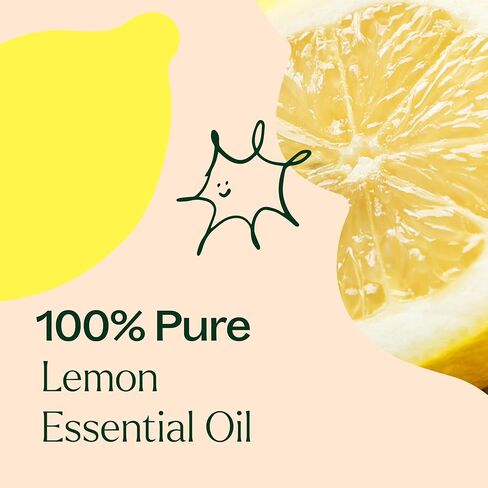 زيت الليمون العطري للعلاج النباتي 30 مل (1 أونصة) نقي 100%، غير مخفف، علاج عطري طبيعي، زيت الليمون للبشرة، زيت الليمون للتنظيف، درجة علاجية in Kuwait