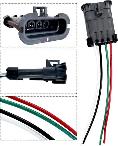 3017233 4Pin Auger Wire Repair Harness & Spinner Wire Repair Harness Kit مناسب للمشترين SaltDogg SHPE2000 SHPE1500 SHPE4000 SHPE0750 PRO2000 PRO2000CH PRO2500 PRO2500CH in Kuwait