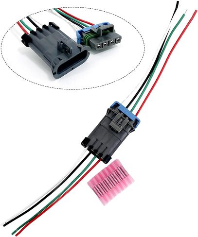 3017233 4Pin Auger Wire Repair Harness & Spinner Wire Repair Harness Kit مناسب للمشترين SaltDogg SHPE2000 SHPE1500 SHPE4000 SHPE0750 PRO2000 PRO2000CH PRO2500 PRO2500CH in Kuwait