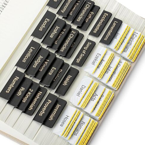 Mr. Pen- Bible Tabs, 75 Tabs, White, Laminated Bible Tabs for Women and Men, Bible Tabs for Study Bible, Bible Index Tabs, Bible Book Tabs, Bible Labels Tabs, Mr Pen Bible Tabs in Saudi Arabia