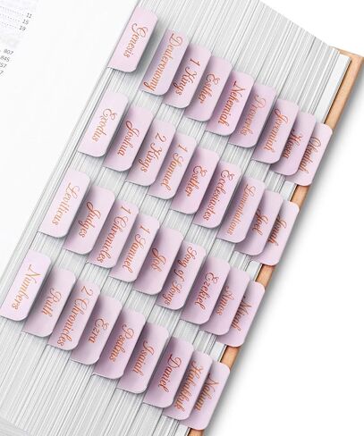 Mr. Pen- Bible Tabs, 75 Tabs, White, Laminated Bible Tabs for Women and Men, Bible Tabs for Study Bible, Bible Index Tabs, Bible Book Tabs, Bible Labels Tabs, Mr Pen Bible Tabs in Saudi Arabia
