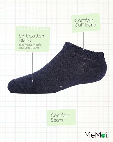 MeMoi Kids Low Cut Socks 3-Pack in Saudi Arabia