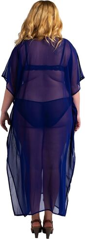 Miss Lavish London Hand Embroidered Caftans for Womens - Beach Cover Ups Kimono Dress - Kaftan Style Maxi Dresses in Kuwait
