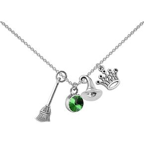 UJIMS Witch Inspired Musical Gift Broadway Charm Necklace Broadway Musical Gift Fans Gift Musical Merch