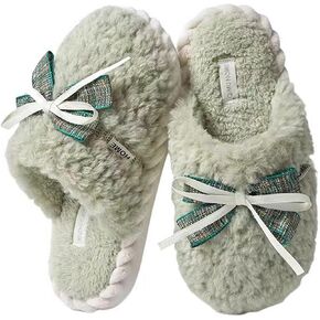 Women's Fuzzy Slippers with Memory Foam Cory House Slippers Indoor and Outdoor Anti-Skid Sole Warm Gifts for Women Mom Ladies