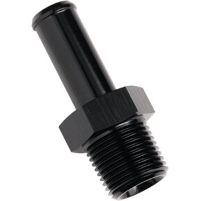 1/8 NPT Male to 1/4" Hose Barb Fitting Adapter 90 Degree Elbow Aluminum Black