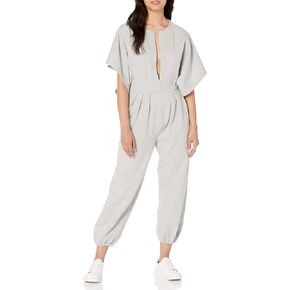 Norma Kamali womens Rectangle Jog Jumpsuit