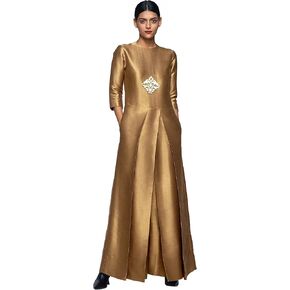 Elina fashion Woven Jumpsuit for Womens | Indian Ethnic Art Silk Readymade Kurtis Stitched Kurta for Women