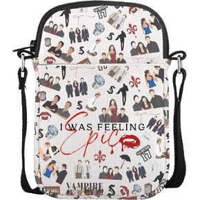 CMNIM Vampire Gift TVD Character Mini Crossbody Bag I Was Feeling Epic Vampire Shoulder Bag Mystic Falls Gift for DS Bro Fan