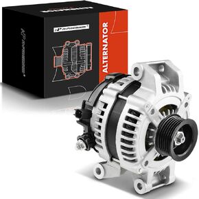 A-Premium Alternator Compatible with Dodge Avenger 2008-2010 V6 2.7L & Chrysler Sebring 2007-2010 V6 2.7L, 136A 12V 6-Groove Pulley Clockwise
