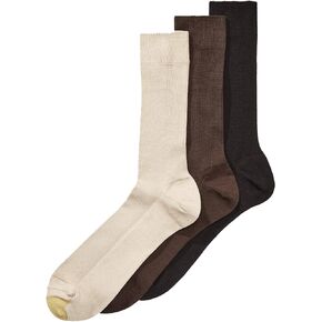 جوارب رجالية من القطن باللون الذهبي من Metropolitan FX Crew Pack B 3 أزواج (متعددة الألوان، 10-12) in Kuwait