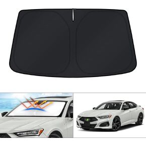 KUST Windshield Sun Shade for 2021-2025 Acura TLX Sedan Accessories Sunshade Window Sun Visor Protector Foldable Blocks UV Rays Keep Your Car Cooler