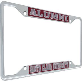 Desert Cactus Santa Clara University SCU Broncos Metal License Plate Frame for Front or Back of Car Officially Licensed (Alumni)