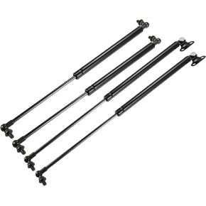 X AUTOHAUX 4pcs Front Hood & Rear Liftgate Lift Support Gas Struts Gas Spring Shock for Toyota Land Cruiser 100 Series 1998-2007