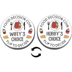 Raddimelo Valentines Day Gifts for Wife Husband, Wife Birthday Gifts Ideas, Couple Gifts for Wifey Hubby, Food Decision for Husband Wife, Anniversary Wedding Gifts for Men Women, Funny Decision Maker