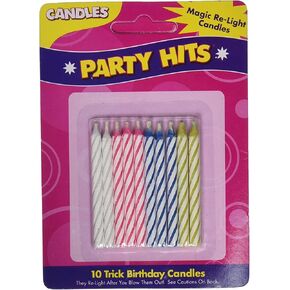 Magic Relighting Birthday Candles(Package May Vary )