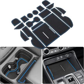 POSAID Center Console Liners for Honda CRV 2023 2024 2025 Cup Holder Insert, Center Mats for CR-V Accessories Non-Slip Anti Dust Interior Mats 17PC Set, Black Trim in Kuwait