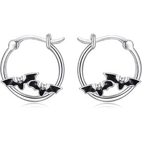 Small Hoop Earrings 925 Sterling Silver Huggie Cute Jewelry Birthday Gifts for Women