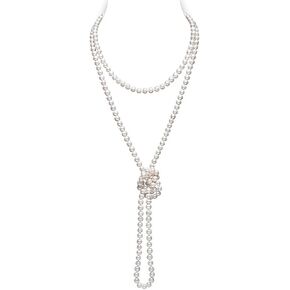 1920s Pearl Flapper Beads Great Gatsby Necklace Accessories Gift Wrap
