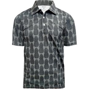 Mens Pickleball Polo Short Sleeve Shirt Dri Fit Men's Performance Sports Summers Shirt Wicking t Golf Shirts for Men