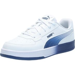 PUMA Caven Sneaker, White-Blazing Blue, 11 US Unisex Little Kid