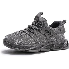 kkdom Kids Sneakers for Boys Girls Fashion Primary School Students Sports Shoes Gym Tennis Shoes Lightweight Breathable Running Shoes